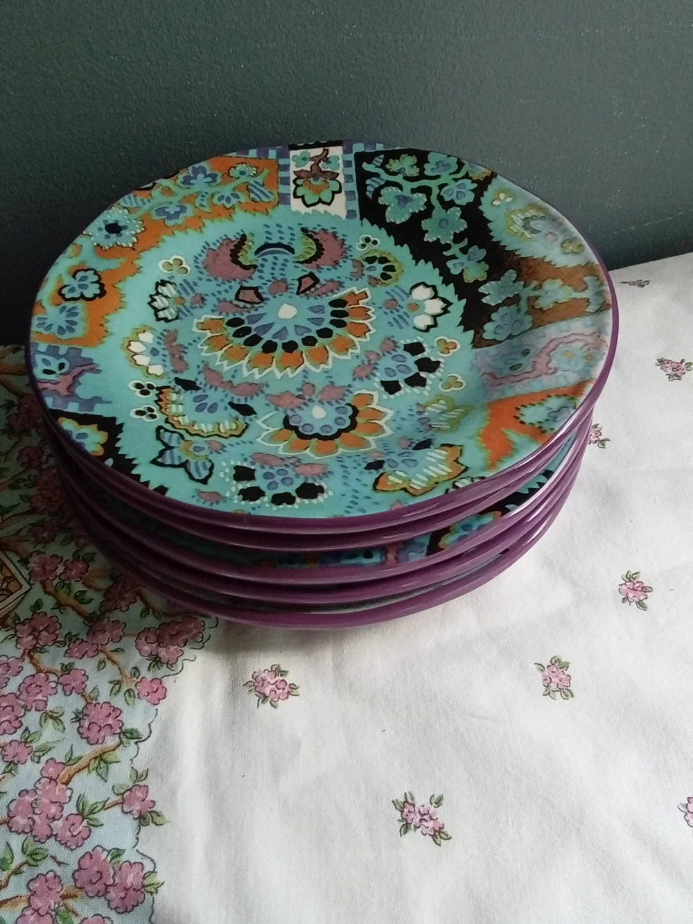 Tracy‎ Porter Poetic Wanderlust Certified International Salad Plates Set of 5